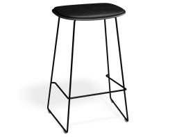 P 1 Elvav2 Kitchenstool Padded Black Black Blackpu