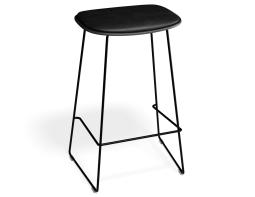 P 2 Elvav2 Kitchenstool Padded Black Black Blackpu
