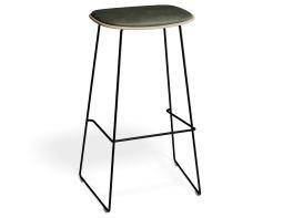 P 1 Elvav2 Barstool Padded Ash Black Greenpu