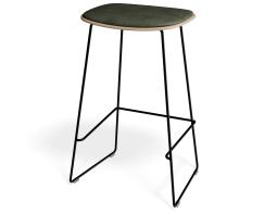 P 3 Elvav2 Kitchenstool Padded Ash Black Greenpu