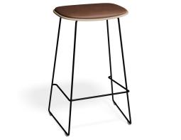 P 1 Elvav2 Kitchenstool Padded Ash Black Tanpu