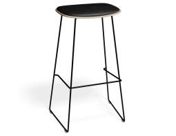 P 1 Elvav2 Barstool Padded Ash Black Blackpu