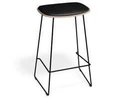 P 2 Elvav2 Kitchenstool Padded Ash Black Blackpu