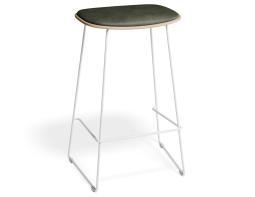 P 1 Elvav2 Kitchenstool Padded Ash White Greenpu