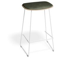 P 2 Elvav2 Kitchenstool Padded Ash White Greenpu