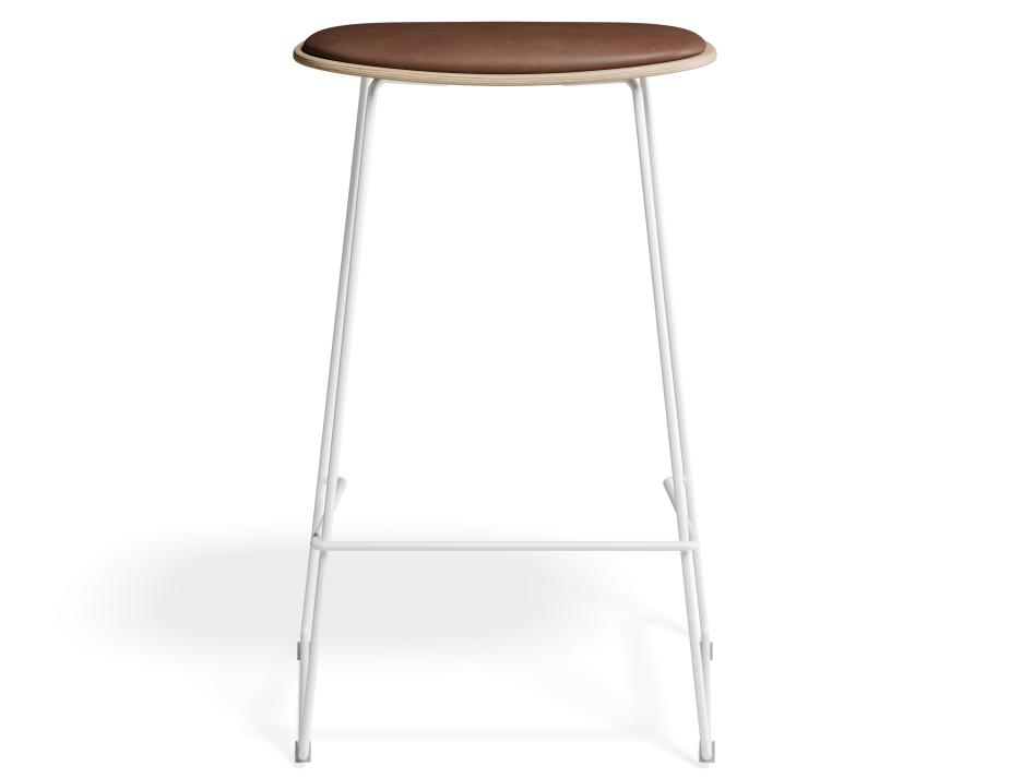 P 4 Elvav2 Kitchenstool Padded Ash White Tanpu