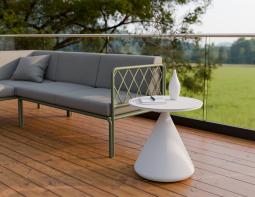 L 3 Kora Sidetable White