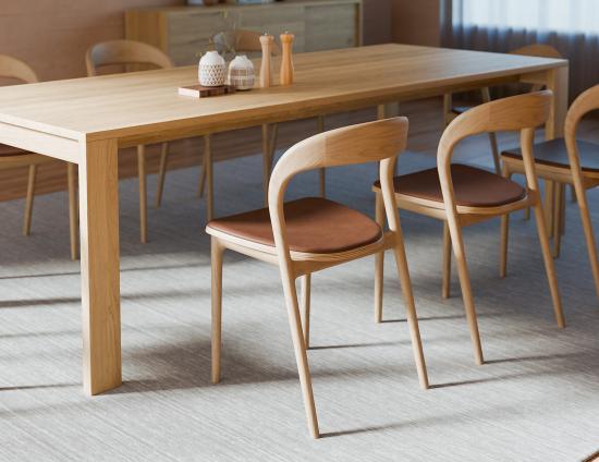 Pier Dining Table - Solid Oak - 240 x 100cm