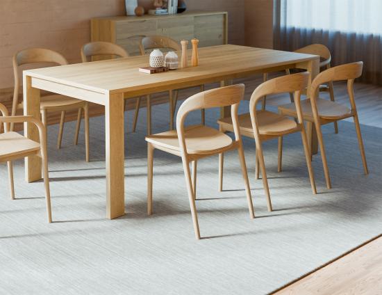 Pier Dining Table - Solid Oak - 200 x 95cm