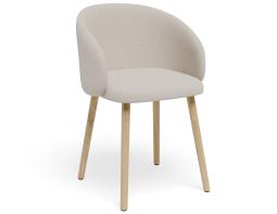 P 1 Henley Chair Oakleg Beigefawn