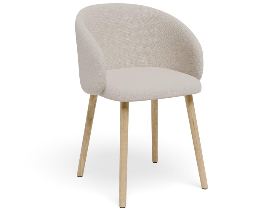 P 1 Henley Chair Oakleg Beigefawn
