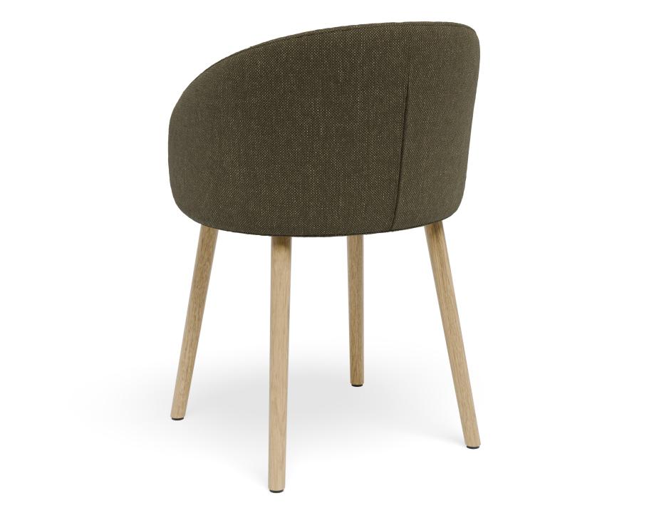 P 2 Henley Chair Oakleg Forestgreen