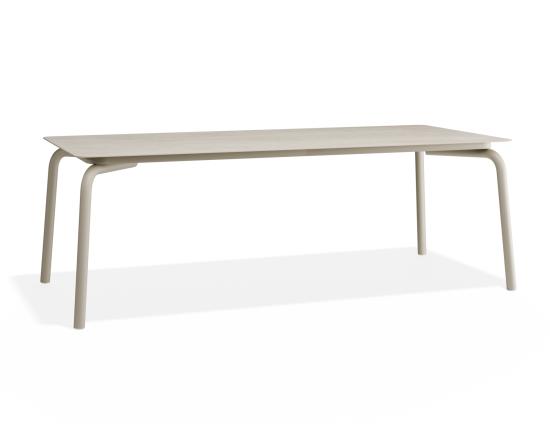 Roku Dining Table 220cm - Outdoor - Latte - Dune Ceramic