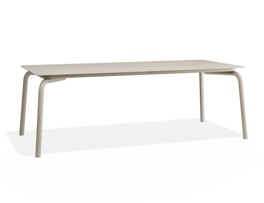 P 1 Roku Diningtable 220x100 Dune Latte1