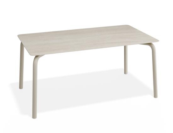 Roku Dining Table 160cm - Outdoor - Latte - Dune Ceramic