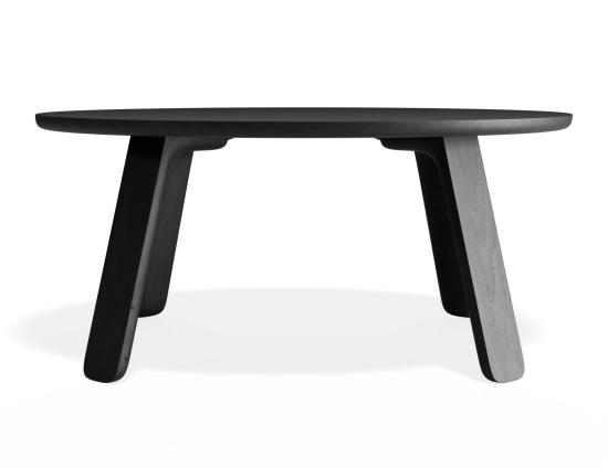Mateo Coffee Table - Round - Black Ash - 90cm