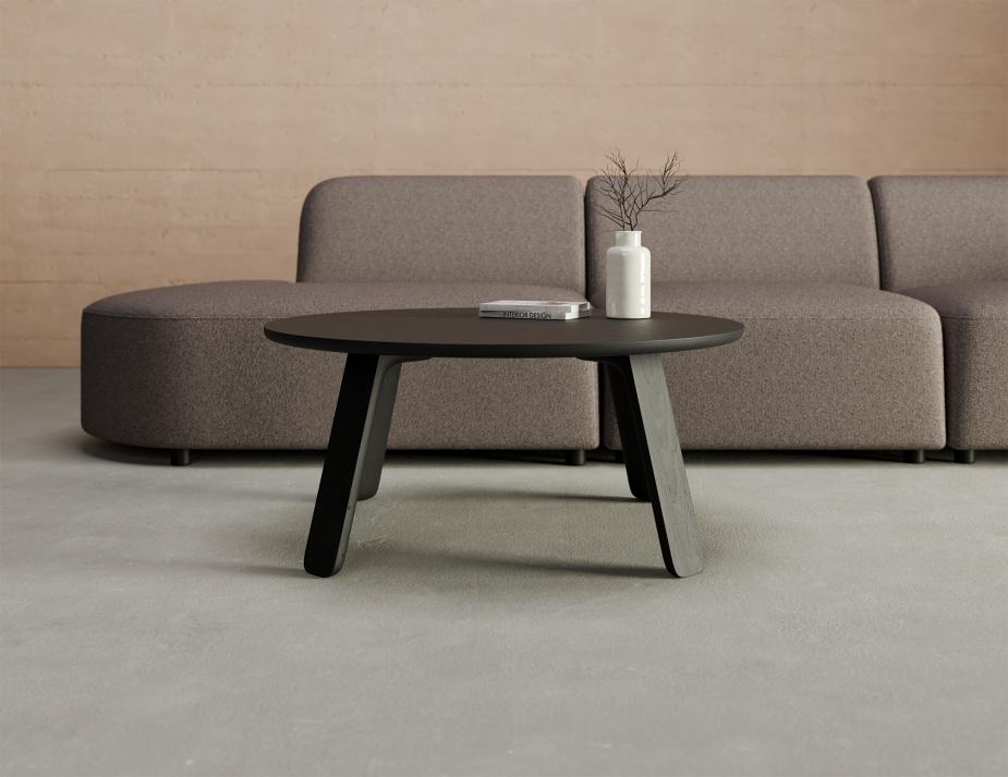 L 1 Mateo Coffeetable 90d Black Conceptual