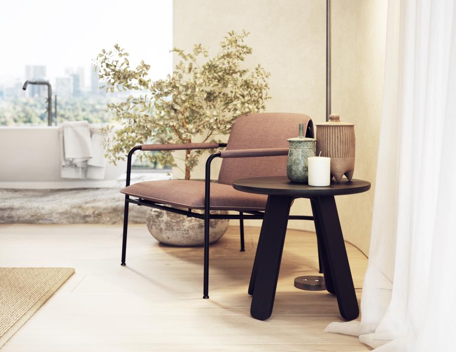 L 1 Mateo Sidetable Black Residential