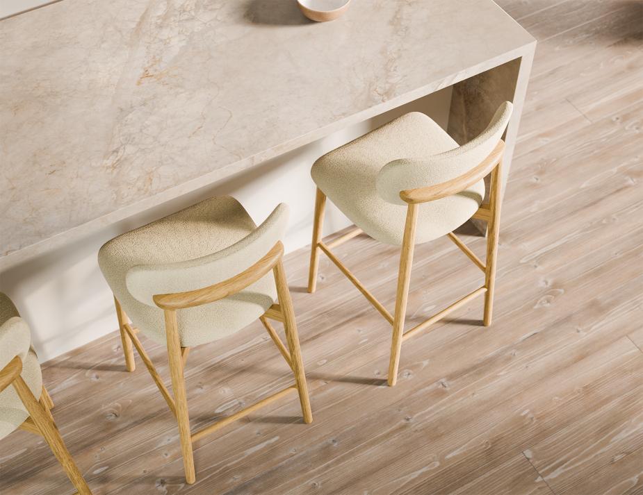 L 2 Absalon Stool Ivorycream