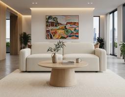 Apartment Sofa Small Boucle