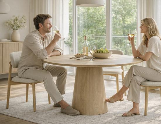 Circa Dining Table - Round - Natural Ash - 140cm