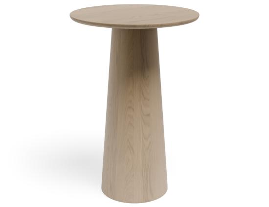 Circa High Bar Table - Round - Natural Ash - 70cm