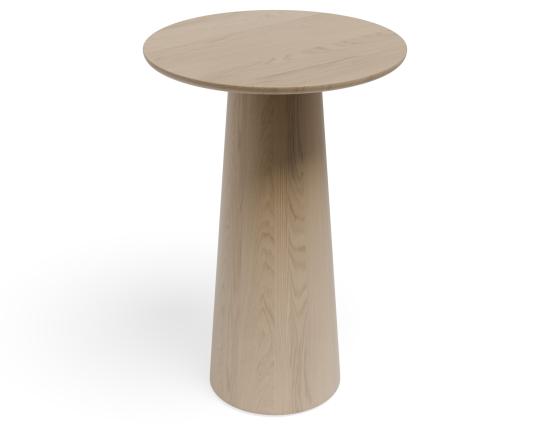 Circa High Bar Table - Round - Natural Ash - 70cm