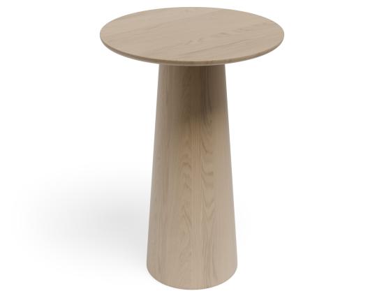 Circa High Bar Table - Round - Natural Ash - 70cm