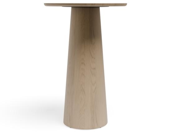 Circa High Bar Table - Round - Natural Ash - 70cm