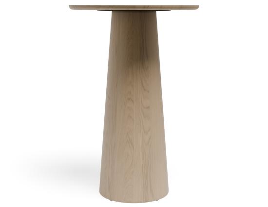 Circa High Bar Table - Round - Natural Ash - 70cm