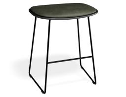 P 1 Elva Lowstool Padded Black Black Greenpu