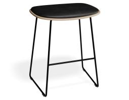 P 1 Elva Lowstool Padded Ash Black Blackpu