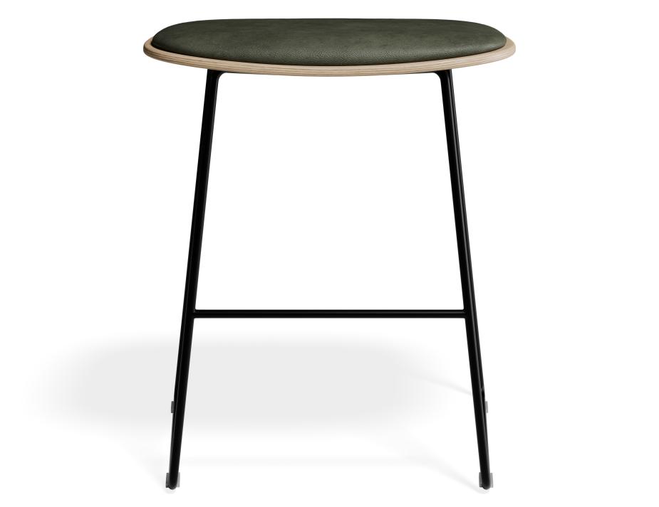 P 4 Elva Lowstool Padded Ash Black Greenpuw