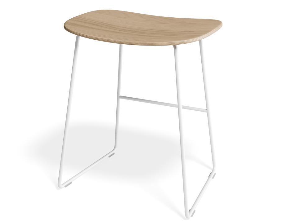P 3 Elva Lowstool Ash White