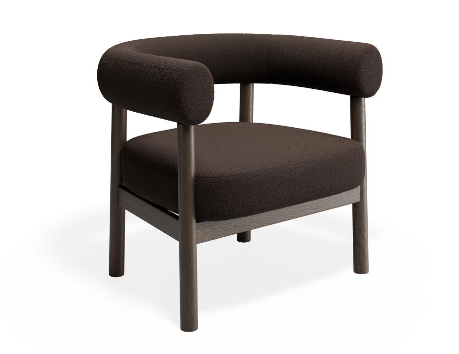 P 1 Marlowe Loungechair Brown Cacao