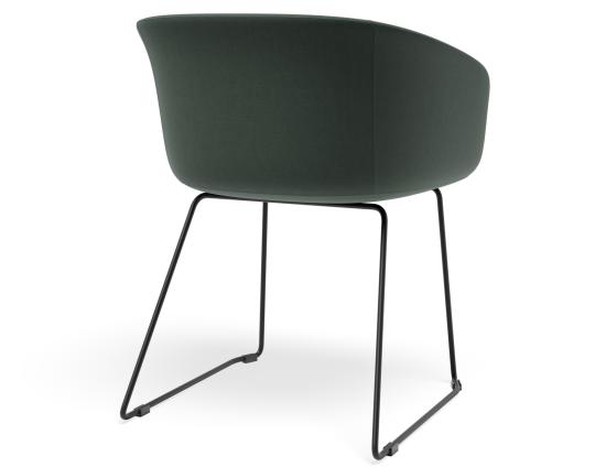 Lonsdale Armchair - Sled - Green Fabric