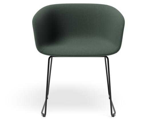 Lonsdale Armchair - Sled - Green Fabric