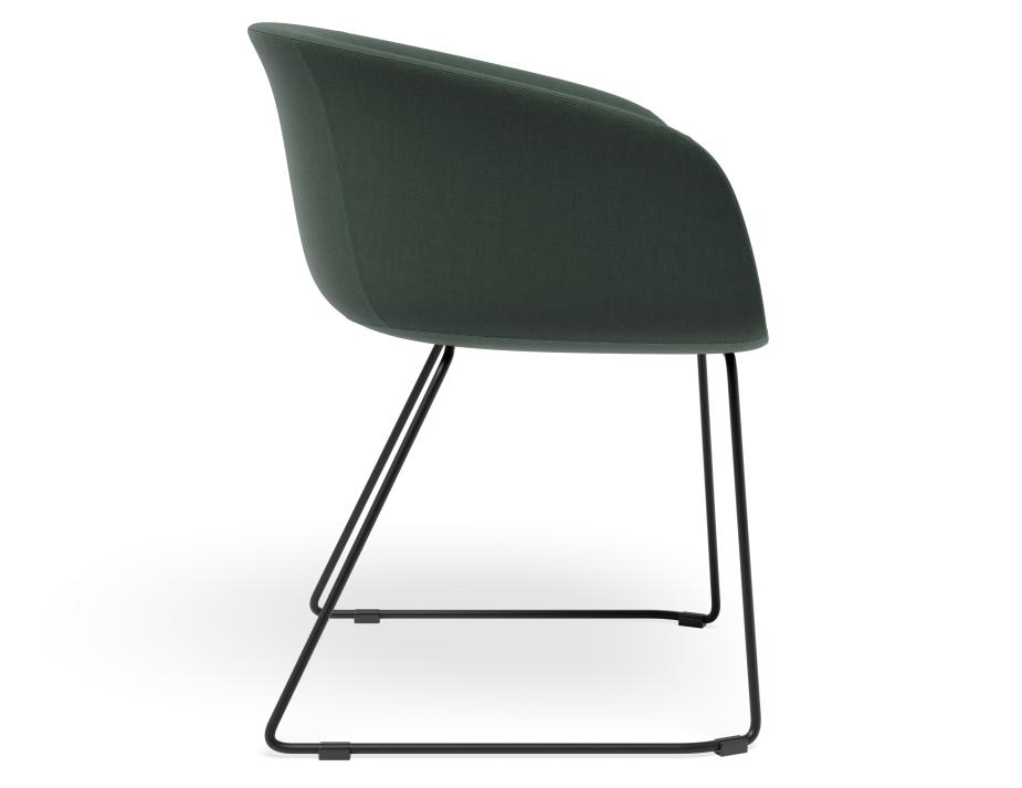 P 3 Lonsdale Armchair Sledbase Green158