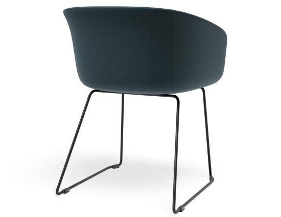 Lonsdale Armchair - Sled - Blue Fabric