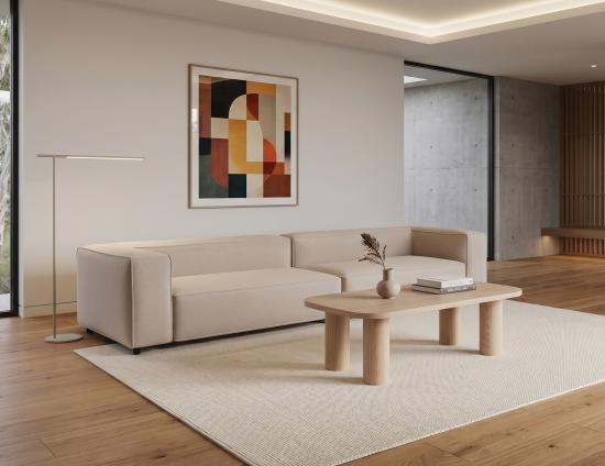 Nolia Modular Sofa - 4 Seater - Beige