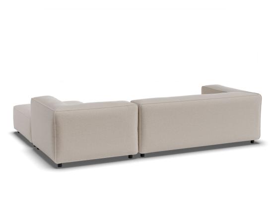 Nolia Modular Sofa - 3 Seater with Ottoman - Beige