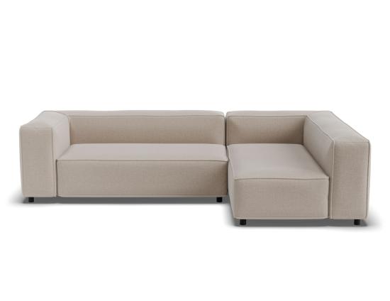 Nolia Modular Sofa - 3 Seater with Chaise - Beige