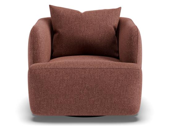 Grevillea Swivel Lounge Chair - Custom Upholstered