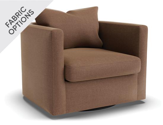 Mallee Swivel Lounge Chair - Custom Upholstered