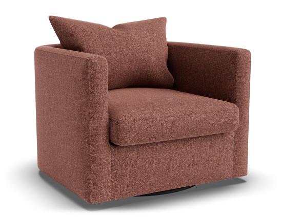 Mallee Swivel Lounge Chair - Custom Upholstered