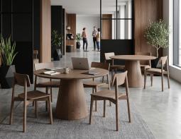 120cm Walnut Setting Andi Chairs