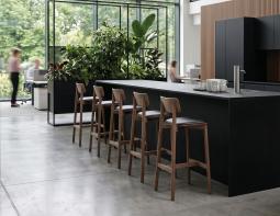 Bar Stool Walnut In Workplace
