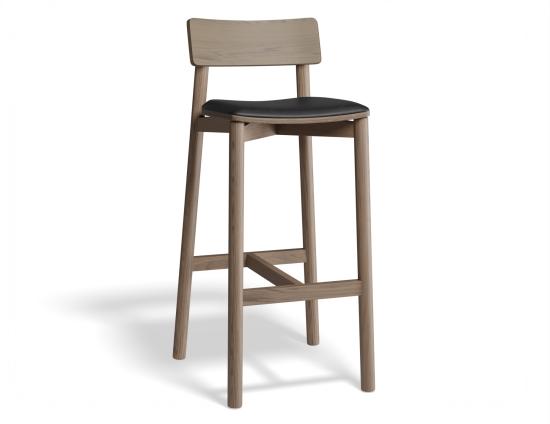 Andi Bar Stool - Walnut - Upholstered