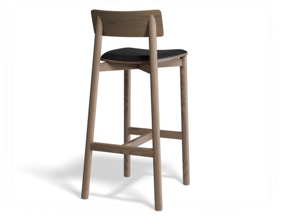 Andi Bar Stool - Walnut - Upholstered