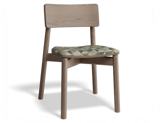 Andi Dining Chair - Walnut - Custom Upholstered